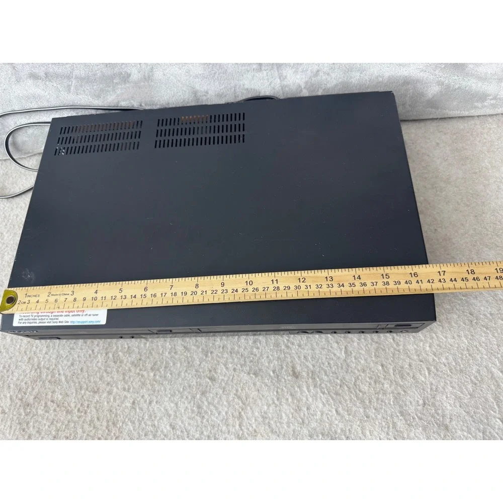 Sony SLV-D380P DVD VCR Combo Player Progressive Scan Hi-Fi Stereo Black